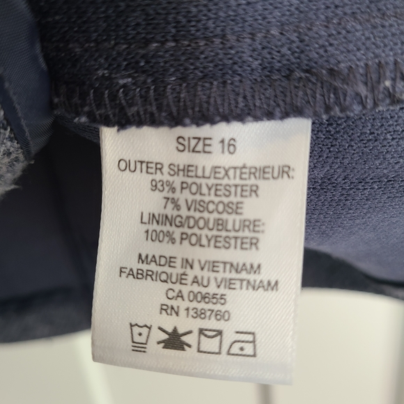 Addition Elle Blue Textured Blazer - Picture 5 of 7